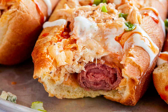 Poultry - Chicken Hot Dogs (6 inch) 40pcs/Case HALAL 3KG