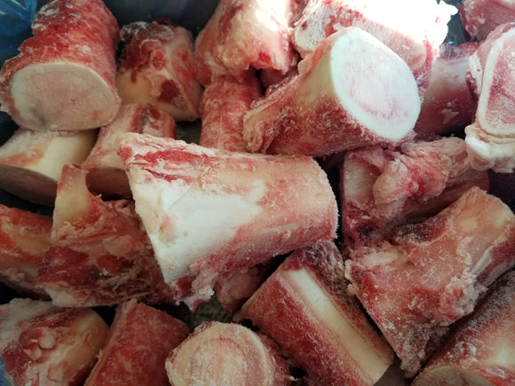 Veal - Marrow Bones 3" Long C/C Knob Removed Halal 20lb