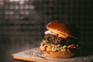 Beef - Roman Burgers 4oz AAA 40+ Days Aged Ontario Grass-Fed (40 burgers) 10lb