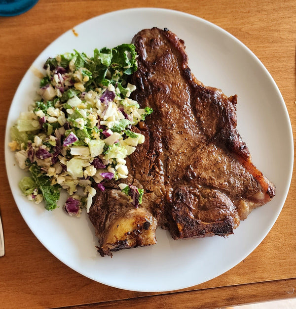 Beef - Porterhouse 26oz Black Angus 40+ Days Aged Grass-Fed Ontario