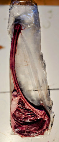 Beef - Split Bone Tomahawk (Long Bone Ribeye) 40+ Days Aged US Angus Grass-Fed 25oz