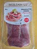 Deli - Prosciutto Crudo (Dry Cured Ham) Slices 80 gram sleeves 10 pcs (800 gram)-2
