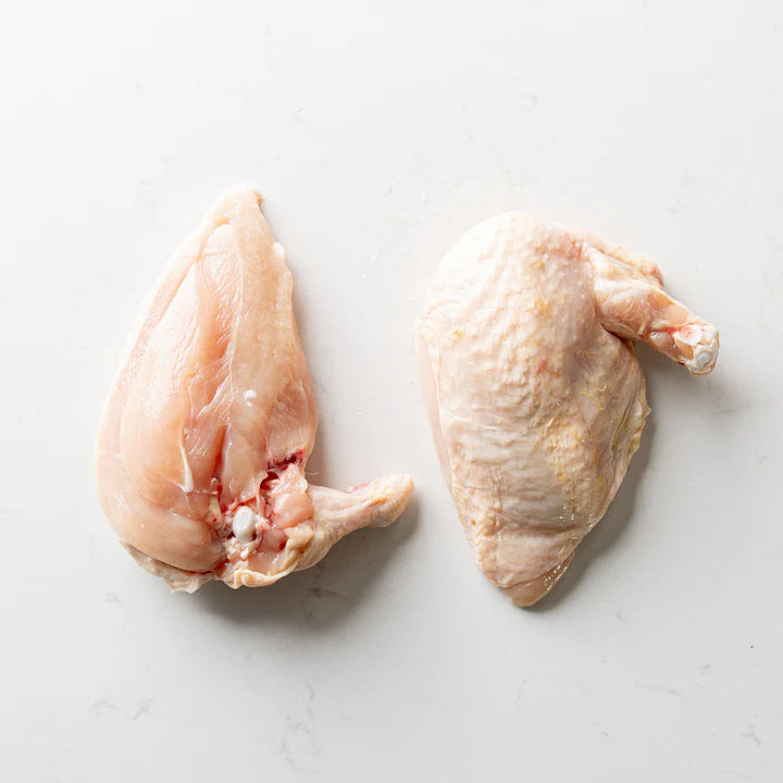 Poultry - Certified Organic Chicken Supreme Skin On Air-Chilled Ontario (2 x 8oz pcs) 1lb