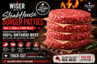 Beef - SteakHouse Burger 8oz x 20pcs 10lb