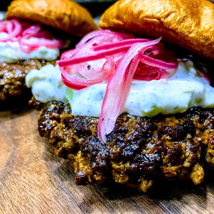 Lamb - Quebec Lamb Burgers Halal 6oz x 4 burgers