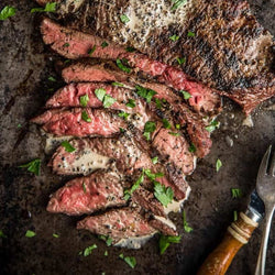 Beef - Bavette (Flap Steak) 12oz 40+ Days Aged AAA Ontario Grass-Fed