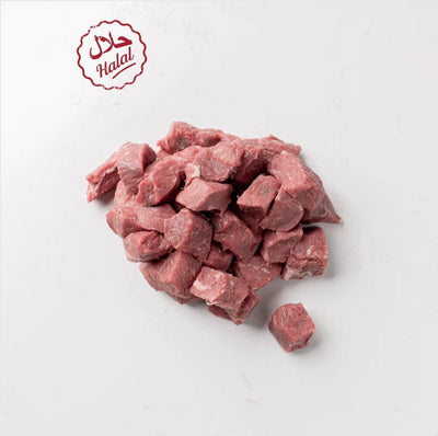 Lamb - Quebec Diced Lamb Stewing Meat Halal 2lb
