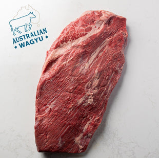 Beef - Brisket 60+ Days Aged Australian Wagyu F1 Grain-Fed & Finished HALAL Fully Trimmed 15lb