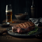 Beef - NY Striploin Steak Centre-Cut 10oz - AAA 40+ Days Aged Grass-Fed Ontario