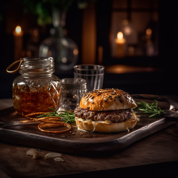 Lamb - Quebec Lamb Burgers Halal 6oz x 4 burgers