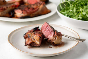 Beef - Medallions (Wrapped in Double Smoked Bacon) 6oz each 40+ Days Aged Ontario Grass-Fed (Sold in pairs)