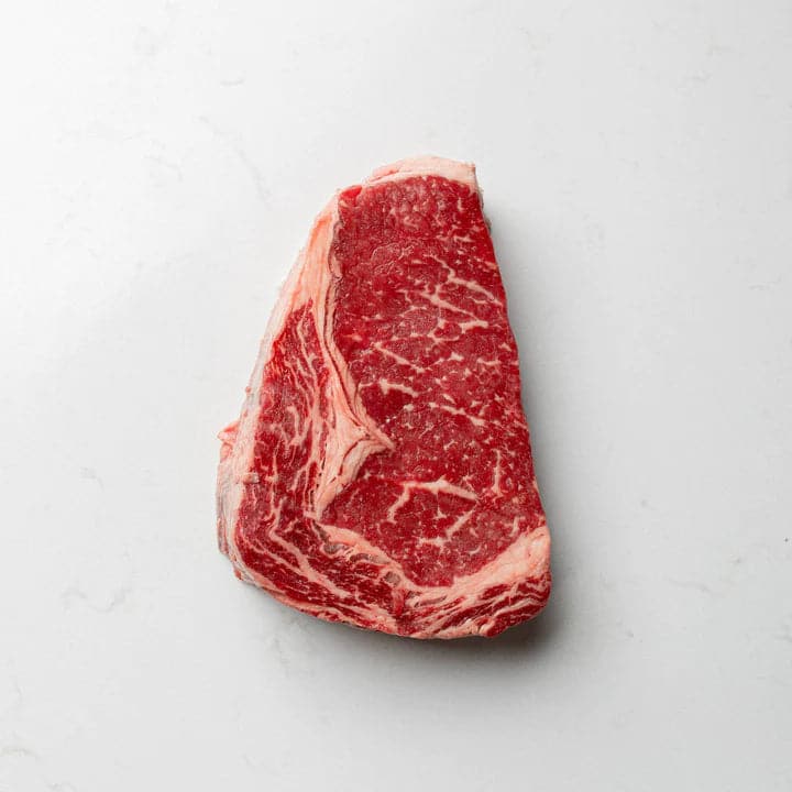 Beef - Ribeye Steak (Boneless) 18oz AAA 40+ Days Aged Grass-Fed Ontario