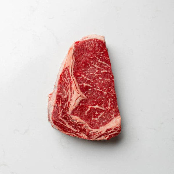 Beef - Ribeye Steak (Boneless) 12oz AAA 40+ Days Aged Grass-Fed Ontario