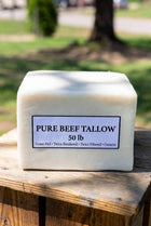 Beef - Pure Tallow (Twice Rendered Beef Kidney Fat) 50lb Grass-Fed Twice Filtered, Ontario *Contact us for shipping outside of Ottawa*