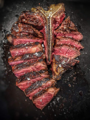 Beef - Porterhouse 26oz Black Angus 40+ Days Aged Grass-Fed Ontario