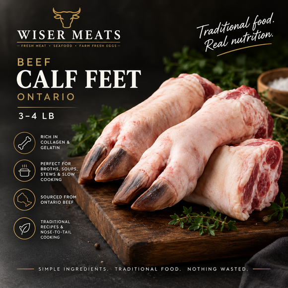 Beef - Calf Feet Grass-Fed Ontario 3-4lb