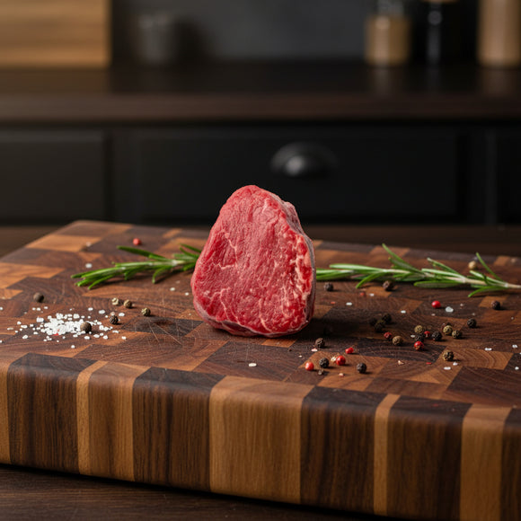 Beef - Baseball Steaks (Thick Centre-Cut Top Sirloin) 12oz each AAA 40+ Days Aged Ontario Grass-Fed (Sold in pairs)