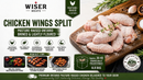 Poultry - Chicken Wings Split Fryer BRINED & Floured IQF Ontario (36-40 pcs) 6lb-1