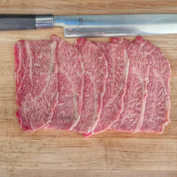 Beef - NY Striploin 1lb Japanese Wagyu A5 Miyazaki Fondue Style (Shabu) 2MM Thick Slices Shaved