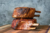Pork - Loin Centre-Cut Chop Frenched Double Bone-In Pastured in Ontario 16oz