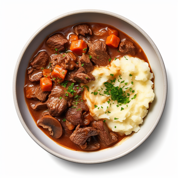 Beef - 100% Grass-Fed & Finished Diced Stewing Beef Hand-Cut Ontario Halal 2lb