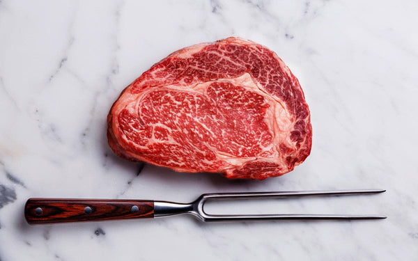 Beef - Ribeye Steak (Boneless) 20oz AAA 40+ Days Aged Grass-Fed Ontario