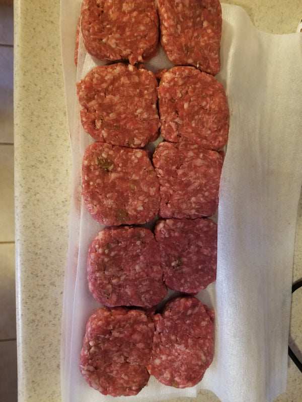 Beef - Slider Burgers 2oz (REALLY SMALL) - AAA 40+ Days Aged Canadian Beef (100 per case)