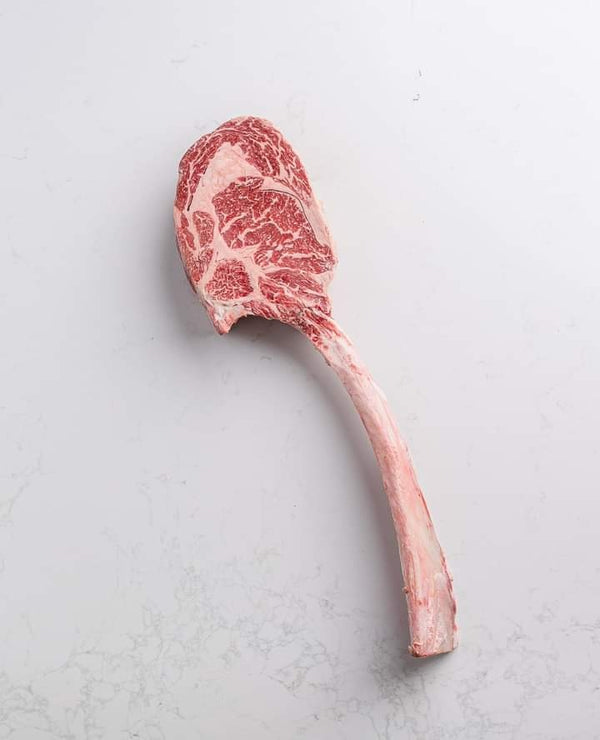 Beef - Tomahawk (Long Bone Ribeye) 60+ Days Aged Australian Wagyu F1 Grain-Fed & Finished HALAL 45oz