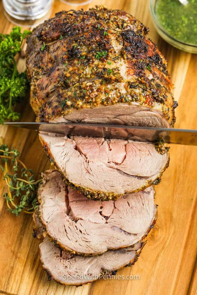 Lamb - Quebec Lamb Leg Boneless Halal 7lb