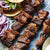 Beef - Kabobs (From Sirloin AAA Ontario) Seasoned 2.25lb (8 loaded skewers)