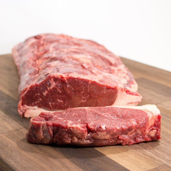 Beef - Whole Striploin Ontario Grass-Fed 40+ Days Aged HALAL - 15lbs