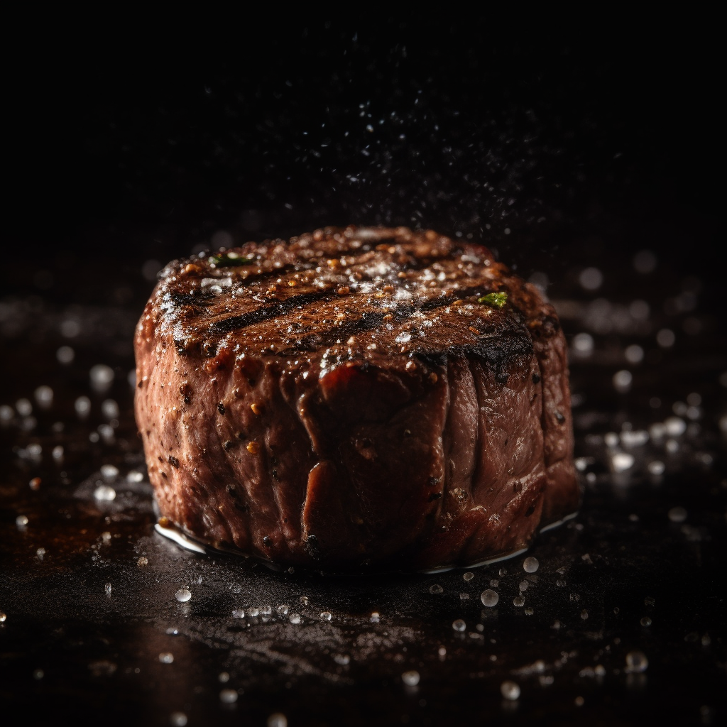 Beef - 100% Grass-Fed & Finished Top Sirloin Thick Cut 8oz X 2pcs  AAA 40+ Days Aged Ontario (1lb)