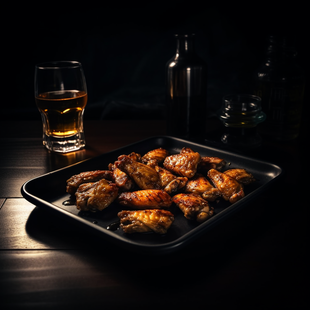 Poultry - Chicken Wings Flats Only Air-Chilled Ontario 1lb
