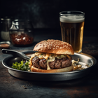 Game Meats - Pure Bison Burger 6oz x 25 burgers (Full Case)