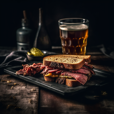 Lunch Meat - Montreal-Style Smoked Meat Nitrate-Free Sliced 1lb