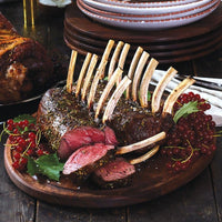 Game Meats - Venison Rack Halal Frenched FRESH Cap Off 8 Bone 3lb 4/Case