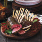 Game Meats - Venison Rack Halal Frenched FRESH Cap Off 8 Bone 3lb 4/Case