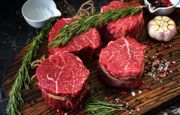 Beef - Filet Mignon 10oz Prime Grade 40+ Days Aged Grass-Fed Ontario (Sold in pairs)