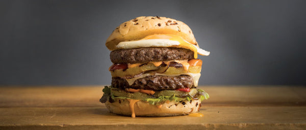 Beef - Prime Rib Burger 6oz X 25 pcs - AAA 40+ Days Aged Grass-Fed Ontario (Full Case)