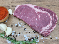 Beef - Ribeye Steak (Boneless) 14oz AAA 40+ Days Aged Grass-Fed Ontario